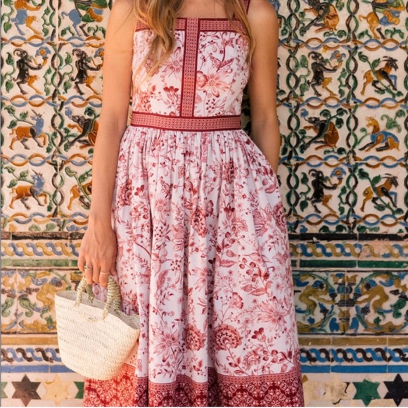 Gal Meets Glam NWOT Esme Dress Floral Size 6 - Picture 6 of 13